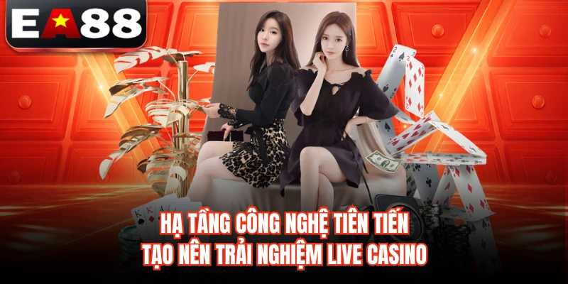 Hạ tầng công nghệ tiên tiến tạo nên trải nghiệm live casino